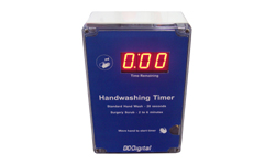 (DC-10T-DN-Hand) Sensor Activated Hand Washing Countdown Timer, Battery Operated, NEMA 4X Enclosure, 1 Inch Digits